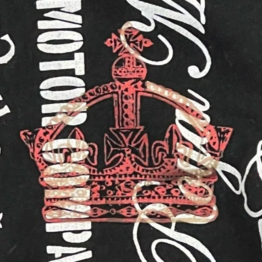 Feathers Royal Motor Company Short Sleeve Full Zip Hoodie Medium - Picture 7 of 16